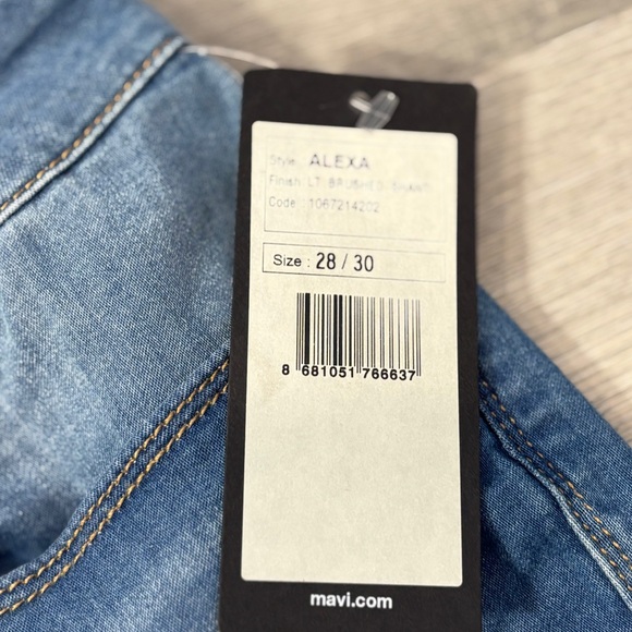Mavi Alexa Mid Rise Skinny Jean - size 28 NWT - Picture 2 of 8